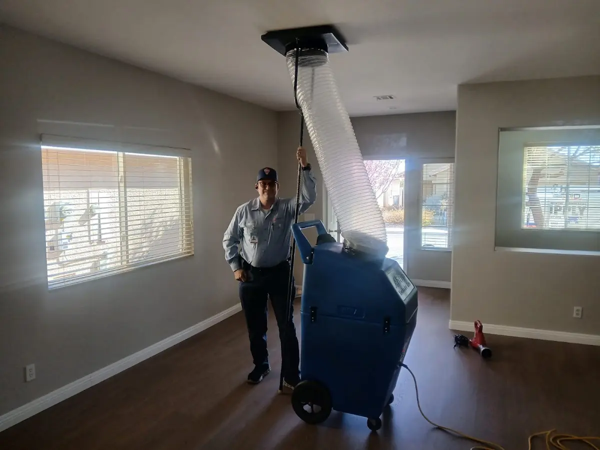 Professional Dryer Vent Cleaning work inside a Waterford home